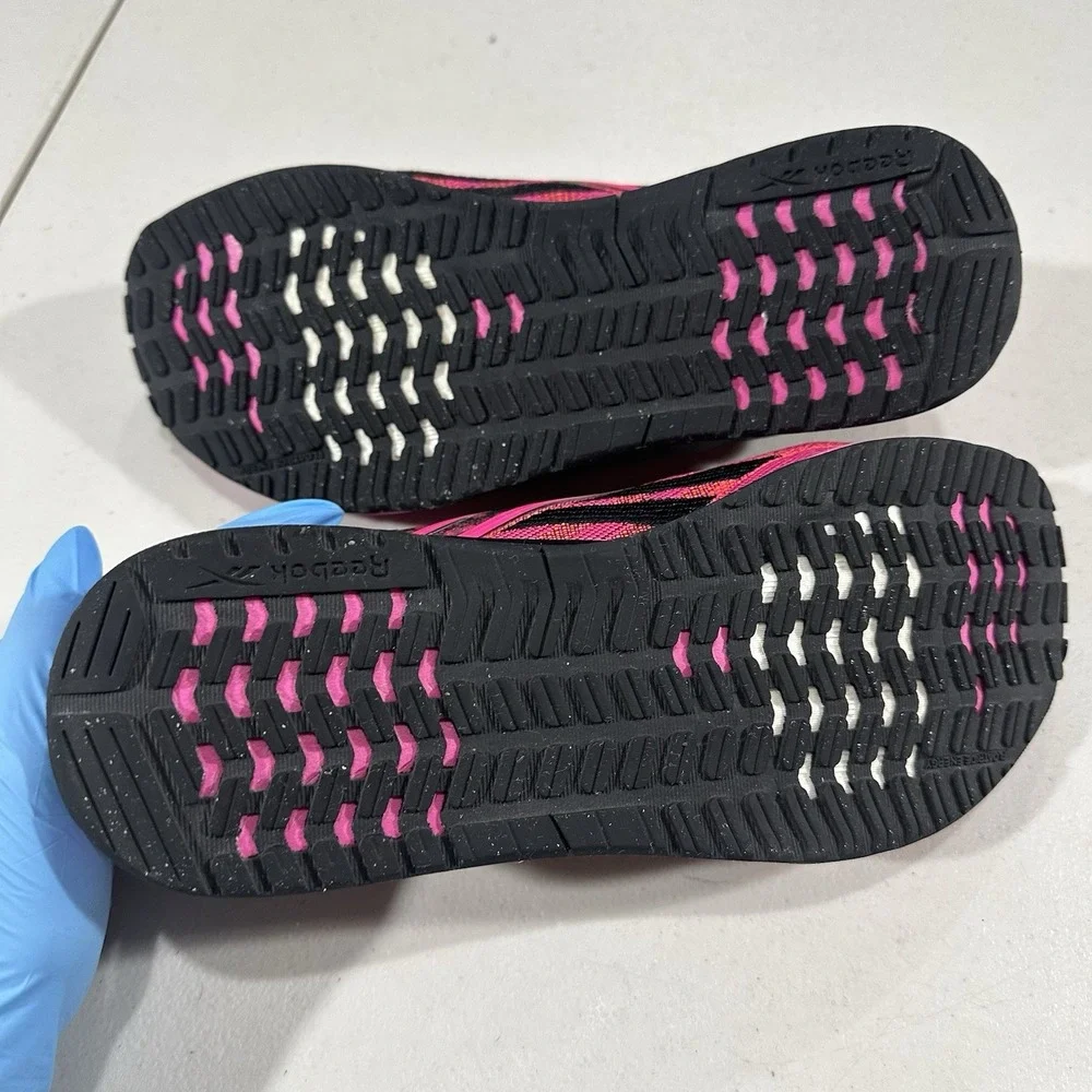 Reebok Nano X2 GY2295 Womens US 8 Running Shoes Pink Black Athletic Sneakers